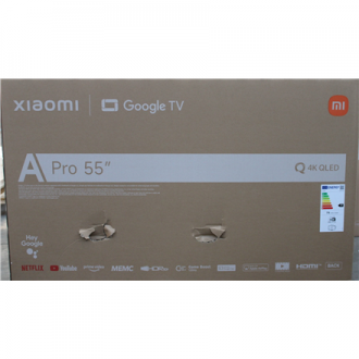 SALE OUT. Xiaomi QLED TV A Pro 2026 55'' | SALE OUT. Xiaomi QLED TV A Pro 2026 | 55 | Smart TV | Google TV | 4K UHD | DAMAGED PA