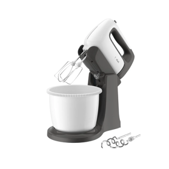 TEFAL | HT464138 Prep'Mix+ | Hand Mixer | 500 W | Number of speeds 5 | Turbo mode | White/Grey TEFAL | HT464138 Prep'Mix+ | Hand Mixer | 500 W | Number of speeds 5 | Turbo mode | White/Grey