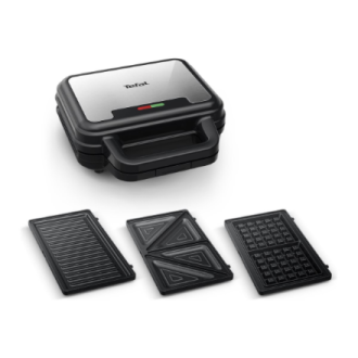 TEFAL | UltraCompact 3in1 SW383D10 | Sandwich Maker | 700 W | Number of plates 3 | Gray/Black TEFAL | UltraCompact 3in1 SW383D10 | Sandwich Maker | 700 W | Number of plates 3 | Gray/Black
