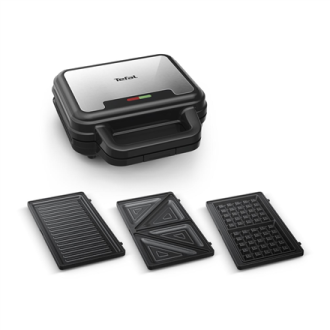 TEFAL | UltraCompact 3in1 SW383D10 | Sandwich Maker | 700 W | Number of plates 3 | Gray/Black TEFAL | UltraCompact 3in1 SW383D10 | Sandwich Maker | 700 W | Number of plates 3 | Gray/Black