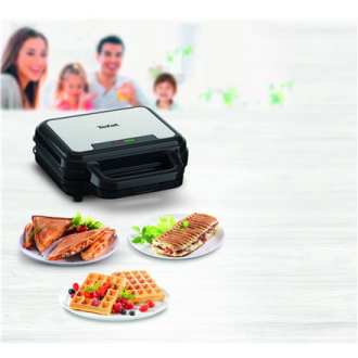 TEFAL | UltraCompact 3in1 SW383D10 | Sandwich Maker | 700 W | Number of plates 3 | Gray/Black TEFAL | UltraCompact 3in1 SW383D10 | Sandwich Maker | 700 W | Number of plates 3 | Gray/Black
