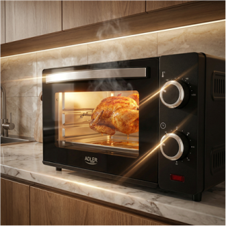 Adler Electric oven | AD 6032 | 9 L | 650 W | Black Adler Electric oven | AD 6032 | 9 L | 650 W | Black