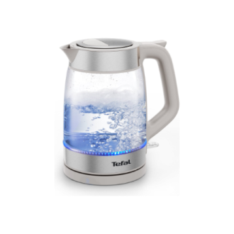 TEFAL Kettle | KI605B30 | 2200 W | Electric | 1.7 L | Glass | 360 rotational base | Grey