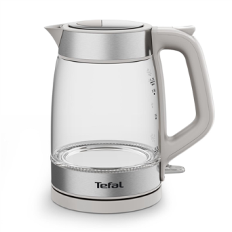 TEFAL Kettle | KI605B30 | 2200 W | Electric | 1.7 L | Glass | 360 rotational base | Grey