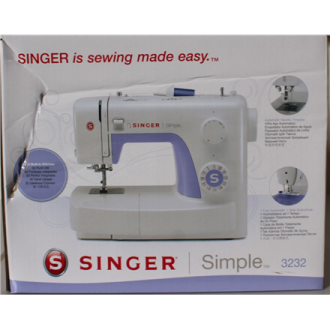 SALE OUT. Singer | Sewing Machine | Simple 3232 | Number of stitches 32 | Number of buttonholes 1 | White | DAMAGED PACKAGING SALE OUT. Singer | Sewing Machine | Simple 3232 | Number of stitches 32 | Number of buttonholes 1 | White | DAMAGED PACKAGING