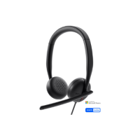 Dell | Headset | WH3024 | Built-in microphone | USB-C, USB-A | Black Dell | Headset | WH3024 | Built-in microphone | USB-C, USB-A | Black
