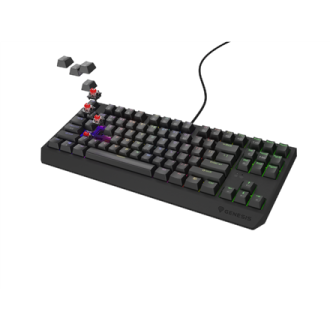 Genesis | THOR 230 | Mechanical Gaming Keyboard | Wired | US | Outemu Brown | Black Genesis | THOR 230 | Mechanical Gaming Keyboard | Wired | US | Outemu Brown | Black