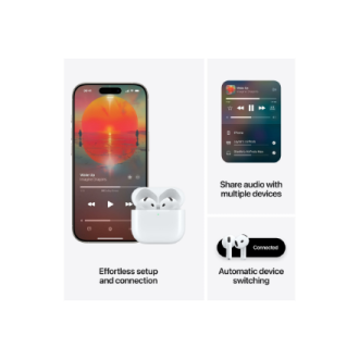 Apple | AirPods 4 | Bluetooth | In-Ear | White | Noise canceling | Wireless Apple | AirPods 4 | Bluetooth | In-Ear | White | Noise canceling | Wireless