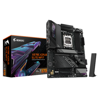 Gigabyte X870E A ELITE WIFI7 | Processor family AMD | Processor socket AM5 | DDR5 | Supported hard disk drive interfaces SATA, M Gigabyte X870E A ELITE WIFI7 | Processor family AMD | Processor socket AM5 | DDR5 | Supported hard disk drive interfaces SATA, M
