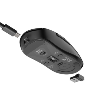 Fury | Gaming Mouse | Tanto T4 | Wired/Wireless | 2.4 GHz, Bluetooth, USB | Black