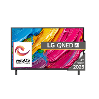LG 43QNED80A3A | 43 | Smart TV | webOS 25 | UHD | Black LG 43QNED80A3A | 43 | Smart TV | webOS 25 | UHD | Black