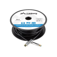Lanberg HDMI V2.0 Cable | CA-HDMI-20FB-0200-BK | HDMi to HDMI | 20 m Lanberg HDMI V2.0 Cable | CA-HDMI-20FB-0200-BK | HDMi to HDMI | 20 m