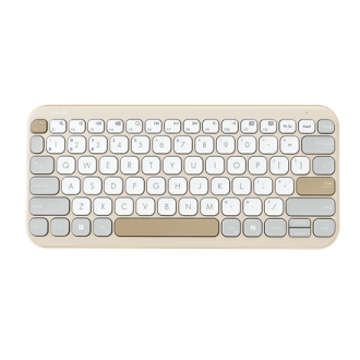 Asus Marshmallow KW100 | Keyboard | Wireless | US International | Oat Milk Asus Marshmallow KW100 | Keyboard | Wireless | US International | Oat Milk