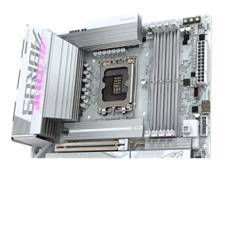 Gigabyte B860M AORUS ELITE WIFI6E ICE | Processor family Intel | Processor socket LGA1851 | DDR5 | Supported hard disk drive int