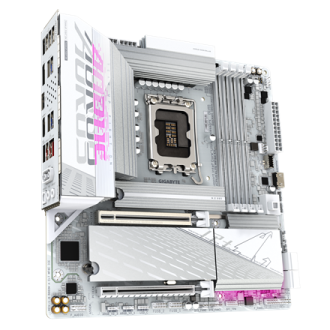 Gigabyte B860M AORUS ELITE WIFI6E ICE | Processor family Intel | Processor socket LGA1851 | DDR5 | Supported hard disk drive int