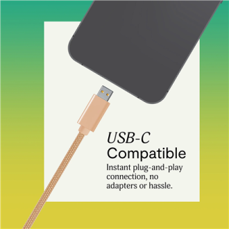 Marley Wired Earbuds | Smile Jamaica | Built-in microphone | USB Type-C | Copper Marley Wired Earbuds | Smile Jamaica | Built-in microphone | USB Type-C | Copper