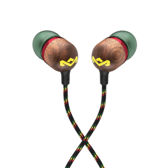 Marley Wired Earbuds | Smile Jamaica | Built-in microphone | USB Type-C | Rasta Marley Wired Earbuds | Smile Jamaica | Built-in microphone | USB Type-C | Rasta