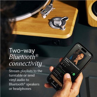 Marley Turntable With Speakers | Stir It Up Wireless 2+ | Bluetooth In/Out Marley Turntable With Speakers | Stir It Up Wireless 2+ | Bluetooth In/Out