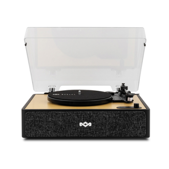 Marley Turntable with Built-In Stereo Speakers | Rise Up | Bluetooth In/Out Marley Turntable with Built-In Stereo Speakers | Rise Up | Bluetooth In/Out