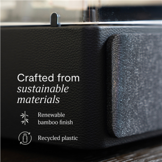 Marley Turntable with Built-In Stereo Speakers | Rise Up | Bluetooth In/Out Marley Turntable with Built-In Stereo Speakers | Rise Up | Bluetooth In/Out