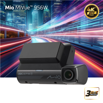 Mio Premium 4K HDR Dash Cam | MiVue 956W | GPS | Wi-Fi Mio Premium 4K HDR Dash Cam | MiVue 956W | GPS | Wi-Fi