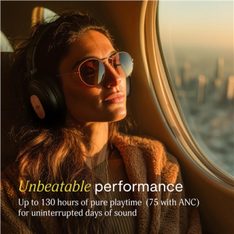 Marley Headphones | Positive Vibration Rebel | Bluetooth | ANC | Cream Marley Headphones | Positive Vibration Rebel | Bluetooth | ANC | Cream