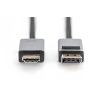 Digitus 4K DisplayPort Adapter Cable, DP - HDMI Type A | DB-340202-018-S | 1.8 m Digitus 4K DisplayPort Adapter Cable, DP - HDMI Type A | DB-340202-018-S | 1.8 m