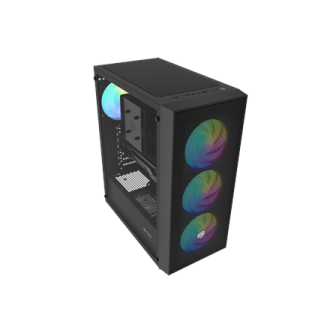 Fury PC Case | SHOBO SH8F ARGB | Midi Tower | Black Fury PC Case | SHOBO SH8F ARGB | Midi Tower | Black