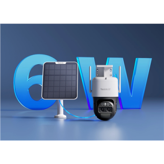 Reolink 4K Dual-Lens Wi-Fi 6 Battery-Powered Security Camera withSolar Panel 2 | Trackmix Series B770 | PTZ | 2.8mm/F1.6 | H.264 Reolink 4K Dual-Lens Wi-Fi 6 Battery-Powered Security Camera withSolar Panel 2 | Trackmix Series B770 | PTZ | 2.8mm/F1.6 | H.264