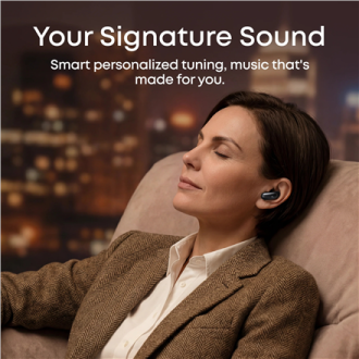 Anker Soundcore Wireless Earbuds | Liberty 5 Pro Max | Bluetooth | In-Ear | Microphone | Black | Noise canceling | Noise reducti Anker Soundcore Wireless Earbuds | Liberty 5 Pro Max | Bluetooth | In-Ear | Microphone | Black | Noise canceling | Noise reducti