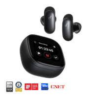 Anker Soundcore Wireless Earbuds | Liberty 5 Pro Max | Bluetooth | In-Ear | Microphone | Black | Noise canceling | Noise reducti