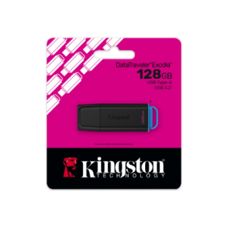 Kingston USB Flash Drive | DataTraveler Exodia | 128 GB | USB Type-A | Black Kingston USB Flash Drive | DataTraveler Exodia | 128 GB | USB Type-A | Black