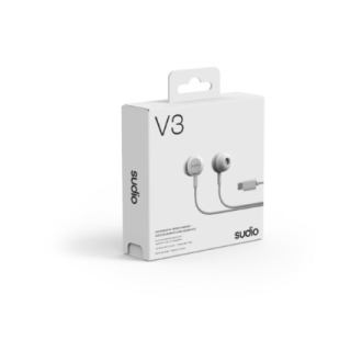 Sudio Earbuds | V3 | USB-C | In-ear | Microphone | Grey White Sudio Earbuds | V3 | USB-C | In-ear | Microphone | Grey White