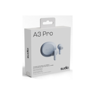 Sudio Earbuds | A3 Pro | Bluetooth | In-ear | Microphone | Powder Blue | Noise canceling | Wireless Sudio Earbuds | A3 Pro | Bluetooth | In-ear | Microphone | Powder Blue | Noise canceling | Wireless