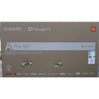 SALE OUT. Xiaomi QLED TV A Pro 2026 55'' | SALE OUT. Xiaomi QLED TV A Pro 2026 | 55 | Smart TV | Google TV | 4K UHD | DAMAGED PA SALE OUT. Xiaomi QLED TV A Pro 2026 55'' | SALE OUT. Xiaomi QLED TV A Pro 2026 | 55 | Smart TV | Google TV | 4K UHD | DAMAGED PA