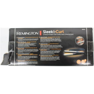 SALE OUT. | Remington Hair Straightener | S6500 Sleek & Curl | Warranty 24 month(s) | Ceramic heating system | Display Yes | Tem SALE OUT. | Remington Hair Straightener | S6500 Sleek & Curl | Warranty 24 month(s) | Ceramic heating system | Display Yes | Tem