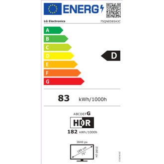 LG 75QNED85A3C | 75 | Smart TV | webOS 25 | UHD LG 75QNED85A3C | 75 | Smart TV | webOS 25 | UHD