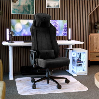 Arozzi Vernazza Soft Fabric | Gaming Chair | Soft Fabric/Metal/Aluminium | Pure Black Arozzi Vernazza Soft Fabric | Gaming Chair | Soft Fabric/Metal/Aluminium | Pure Black
