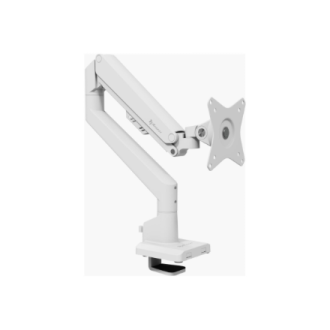 Arozzi Desk Mount | Neo Single - Gas Spring Monitor Arm AZ-ALZARE-NEO-WT | Tilt, Swivel, Rotation | Maximum weight (capacity) 9 Arozzi Desk Mount | Neo Single - Gas Spring Monitor Arm AZ-ALZARE-NEO-WT | Tilt, Swivel, Rotation | Maximum weight (capacity) 9