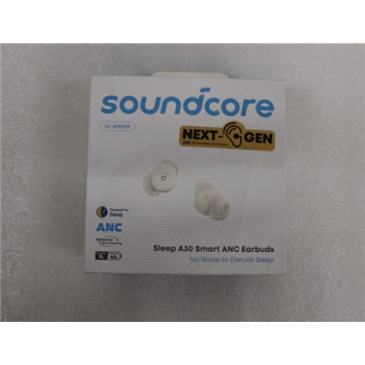 SALE OUT. Anker Soundcore Smart ANC Sleep Earbuds with AI Brainwave Audio | Sleep A30 | Bluetooth | ANC | White | DEMO SALE OUT. Anker Soundcore Smart ANC Sleep Earbuds with AI Brainwave Audio | Sleep A30 | Bluetooth | ANC | White | DEMO