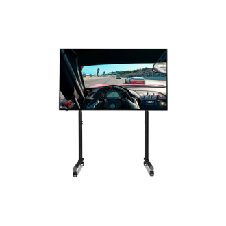 Next Level Racing Floor stand | Round Tube Freestanding Single Monitor Stand | Up to 65 Next Level Racing Floor stand | Round Tube Freestanding Single Monitor Stand | Up to 65