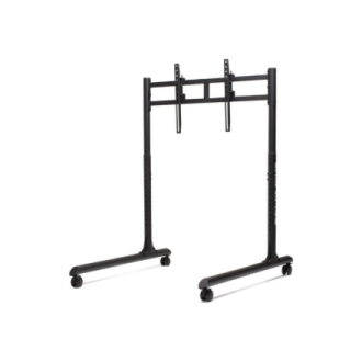 Next Level Racing Floor stand | Round Tube Freestanding Single Monitor Stand | Up to 65 Next Level Racing Floor stand | Round Tube Freestanding Single Monitor Stand | Up to 65