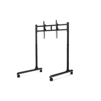 Next Level Racing Floor stand | Round Tube Freestanding Single Monitor Stand | Up to 65 Next Level Racing Floor stand | Round Tube Freestanding Single Monitor Stand | Up to 65