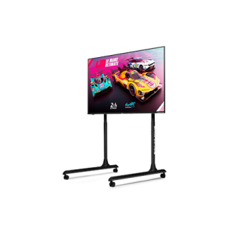 Next Level Racing Floor stand | Round Tube Freestanding Single Monitor Stand | Up to 65 Next Level Racing Floor stand | Round Tube Freestanding Single Monitor Stand | Up to 65