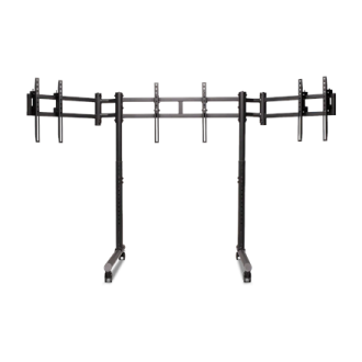 Next Level Racing Floor stand | Tube Freestanding Triple Monitor Stand | Up to 3x43 Next Level Racing Floor stand | Tube Freestanding Triple Monitor Stand | Up to 3x43