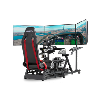 Next Level Racing Floor stand | Tube Freestanding Triple Monitor Stand | Up to 3x43 Next Level Racing Floor stand | Tube Freestanding Triple Monitor Stand | Up to 3x43