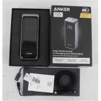 SALE OUT. Anker Prime power bank - USB, 2 x USB-C - 300 Watt | 26250 mAh | Black | DEMO SALE OUT. Anker Prime power bank - USB, 2 x USB-C - 300 Watt | 26250 mAh | Black | DEMO