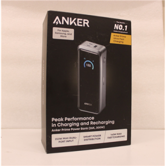 SALE OUT. Anker Prime power bank - USB, 2 x USB-C - 300 Watt | 26250 mAh | Black | DEMO SALE OUT. Anker Prime power bank - USB, 2 x USB-C - 300 Watt | 26250 mAh | Black | DEMO