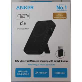 SALE OUT. | Anker 633 Magnetic Wireless Power Bank with 27W USB C port | A1654G11 | 10000 mAh | Black | DEMO SALE OUT. | Anker 633 Magnetic Wireless Power Bank with 27W USB C port | A1654G11 | 10000 mAh | Black | DEMO