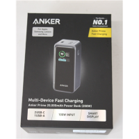 SALE OUT. Anker Power Bank, 200 W | Prime | 20000 mAh | Black | UNPACKED, SMALL SCRATCHED ON TOP SALE OUT. Anker Power Bank, 200 W | Prime | 20000 mAh | Black | UNPACKED, SMALL SCRATCHED ON TOP